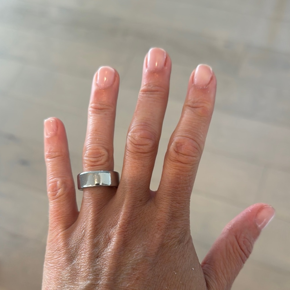 Oura Silver Smart Ring, Gen 3, Size 6